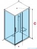 Novellini Glax 1 2.0 kabina standard 120x80 prawa czarna G212P120DMFL-1HH